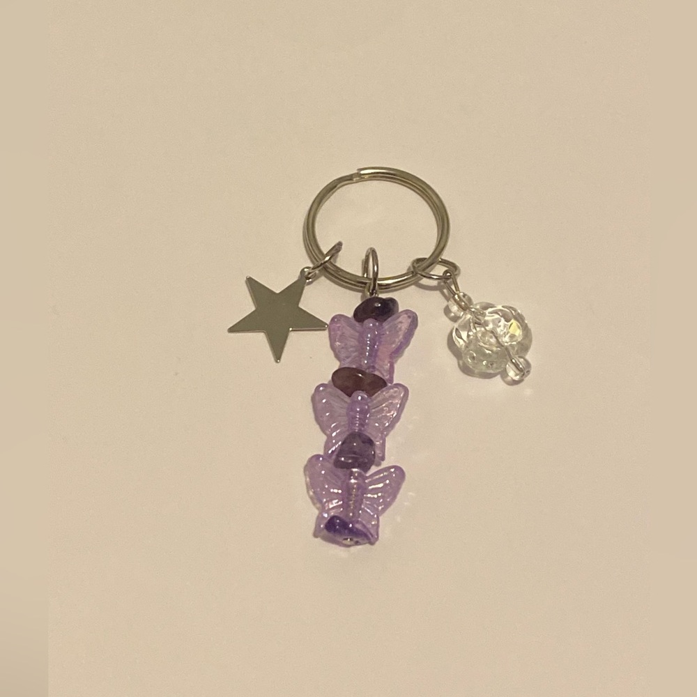 Amethyst Keychain